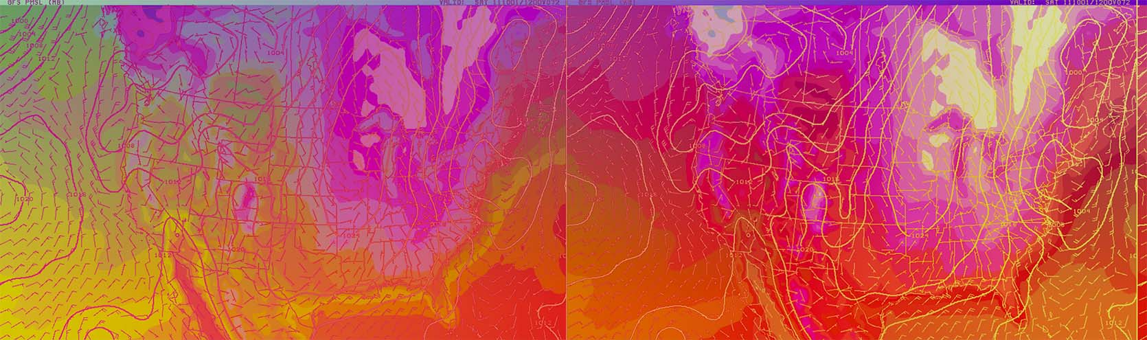 FORECASTING SYSTEMManipulating the vast datasets and performing the complex calculations necessary for modern numerical weather prediction requires powerful supercomputers. Factors affecting the accuracy of numerical predictions include the density and quality of observations used as input to the forecasts.