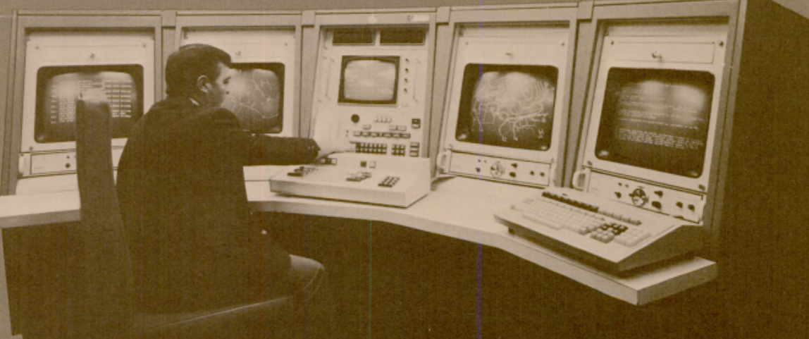 Prototype AFOS display, 1975