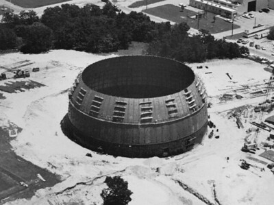 High Flux Beam Reactor containment vessel, June 1962