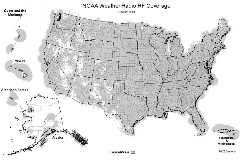 NWR coverage, October 2019