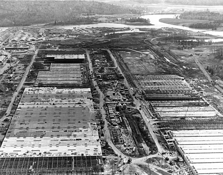 K-25 site under construction