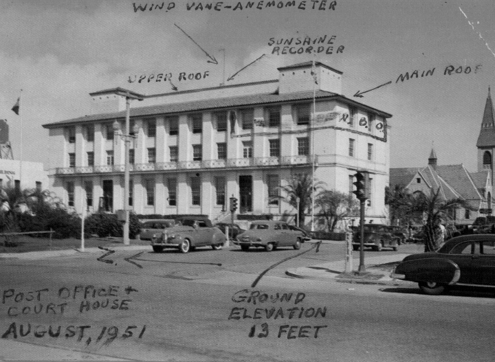 Pensacola weather office, 1951