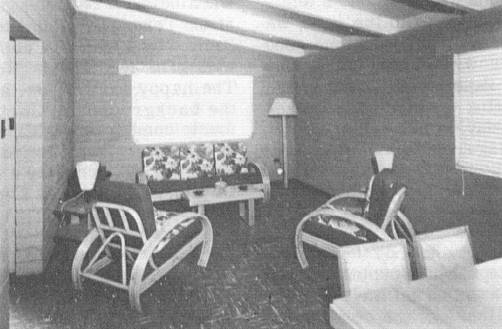 Living room in family quarters