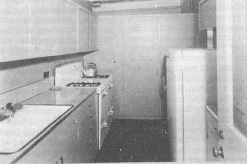 Kitchen of family quarters