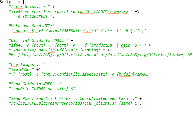 Baseline Scripts Example