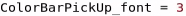 Spatial Editor Color Bar Pickup Value Font Example