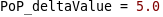 Delta Value Example