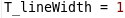Line Width Example