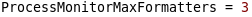 Process Monitor Max Formatters Example