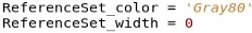 Edit Area Color and Border Width Example