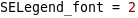 Saptial Editor Legend Font Example