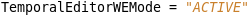 Temporal Editor Weather Element Mode Example