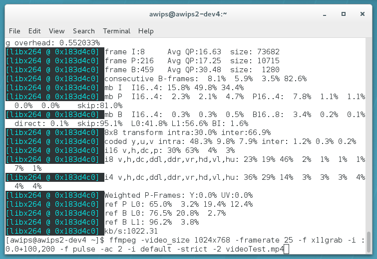 Recording The Desktop With Ffmpeg Oclo Virtual Lab