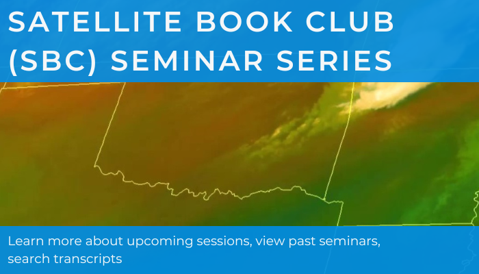 Satellite Book Club (SBC) Seminar Series Learn more about upcoming sessions, view past seminars, search transcripts